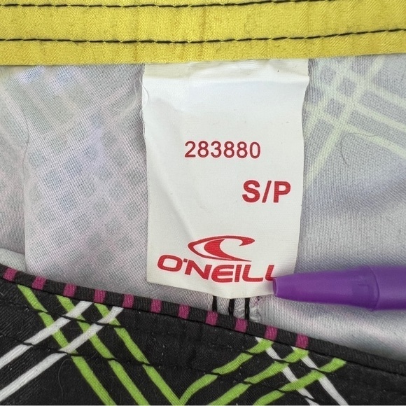 O’Neill Low Rise Plaid Boardshorts Size Small - Picture 7 of 10